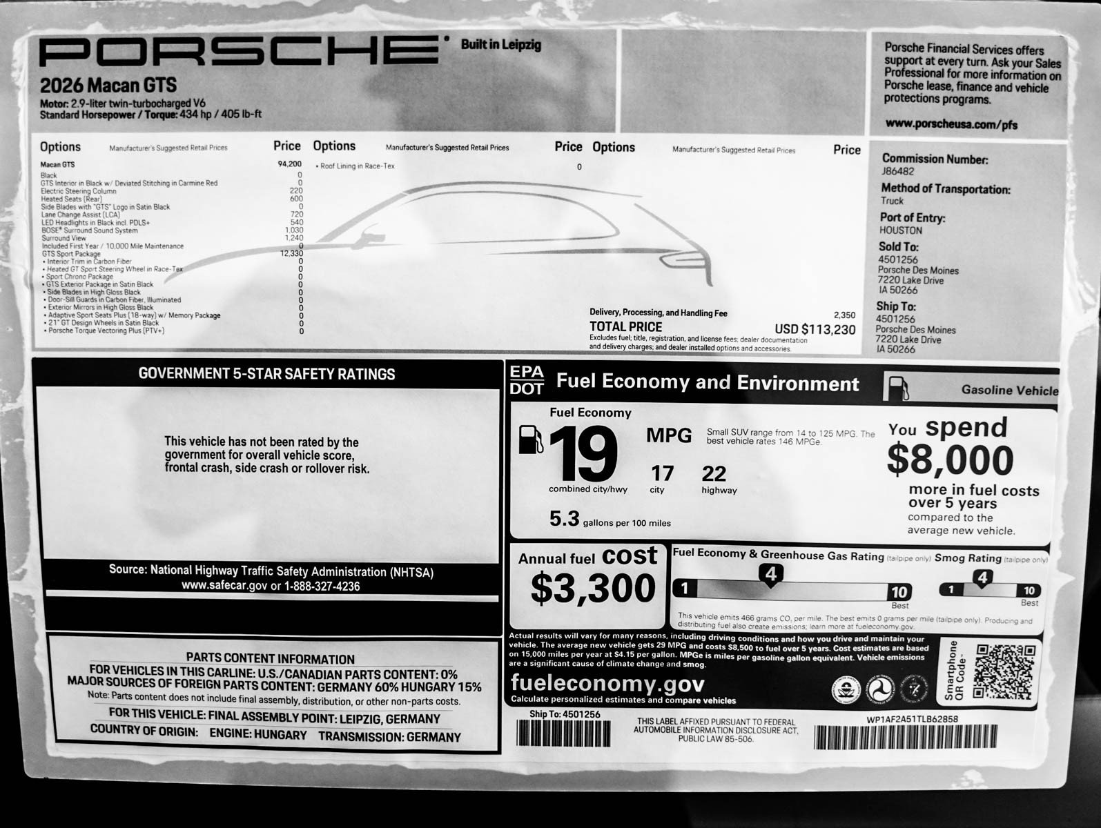 New 2026 Black Porsche GTS image 32