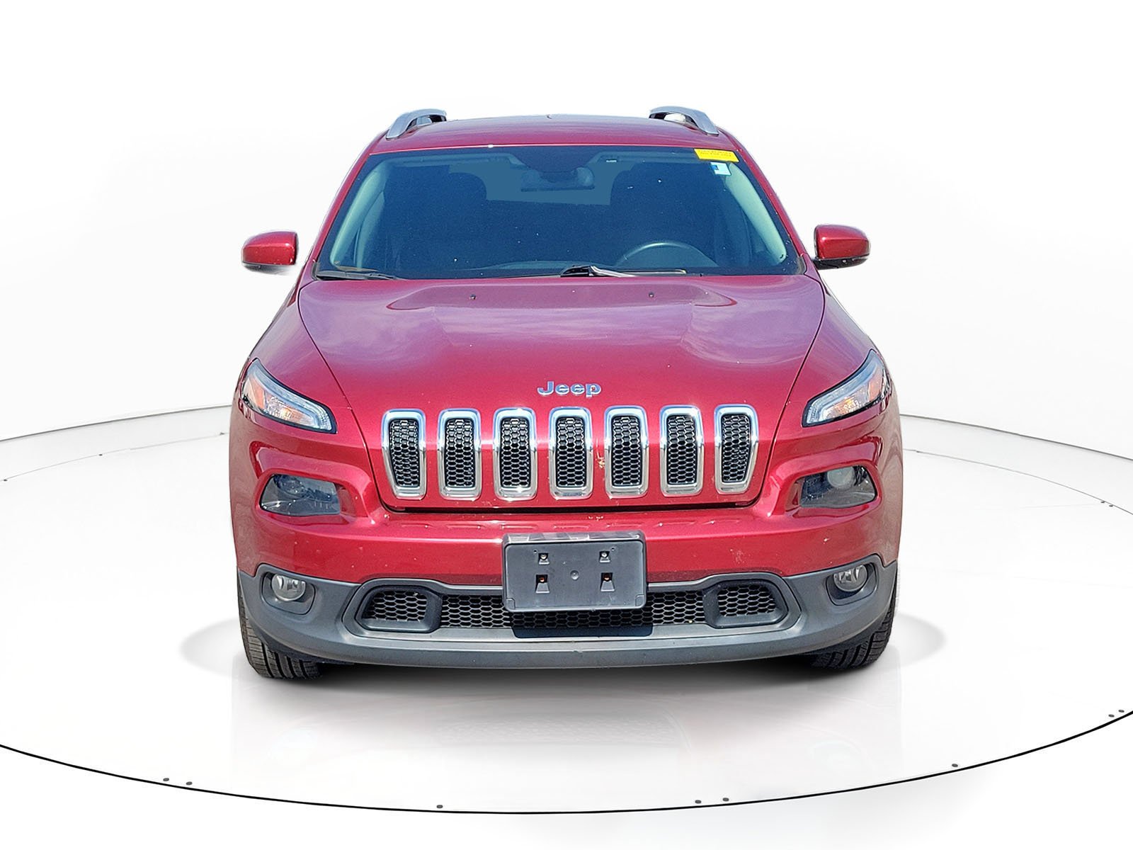 Used 2017 Deep Cherry Red Crystal Pearlcoat Jeep Latitude image 2