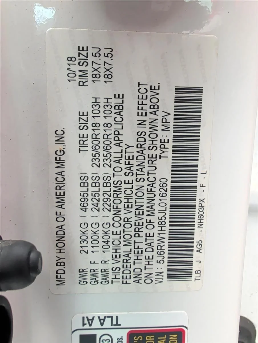 Used 2018 White Honda EX-L image 25