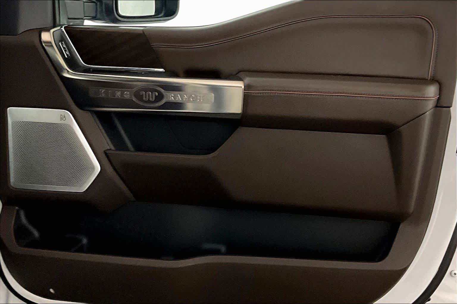 Used 2024 Star White Metallic Tri-Coat/Darkened Bronze Ford King Ranch image 21