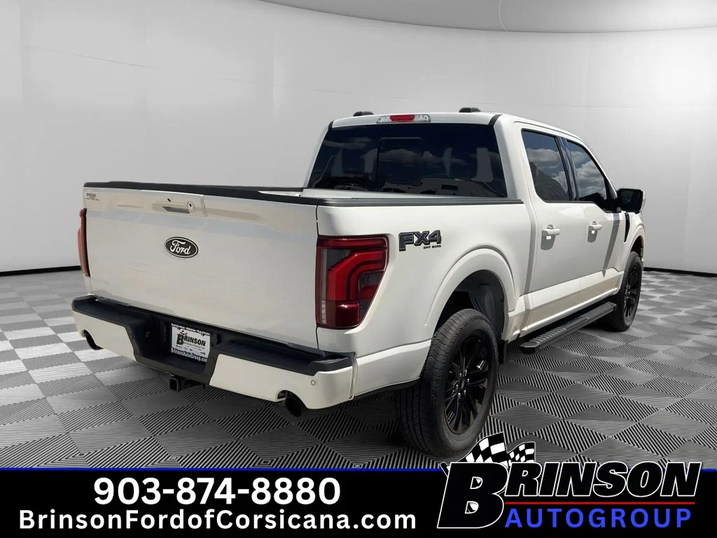 New 2026 Star White Metallic Tri-Coat Ford LARIAT image 5