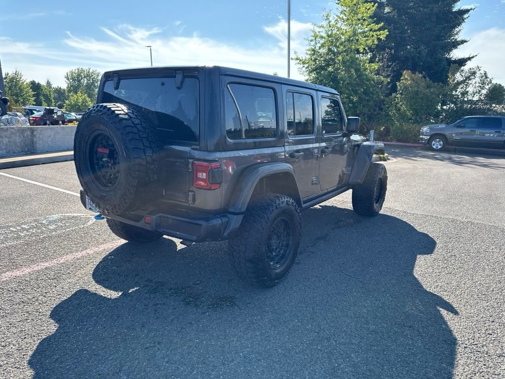 Used 2022 Gray Jeep Unlimited Rubicon 4xe image 7
