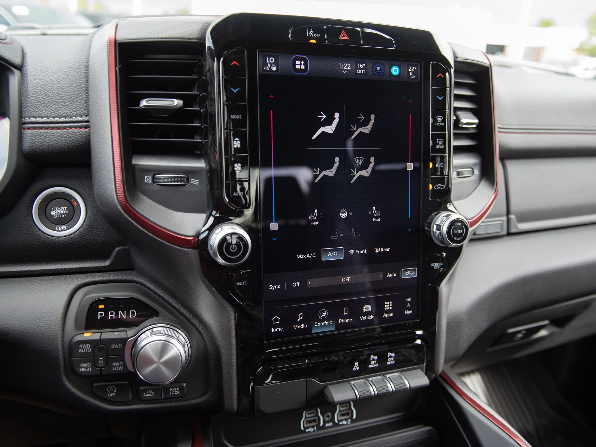 New 2026 Red RAM Rebel* Crew Cab 4x4, 33 Inch A/T Tires, Alpine Audio, Nav, Heated Seats/Wheel image 20