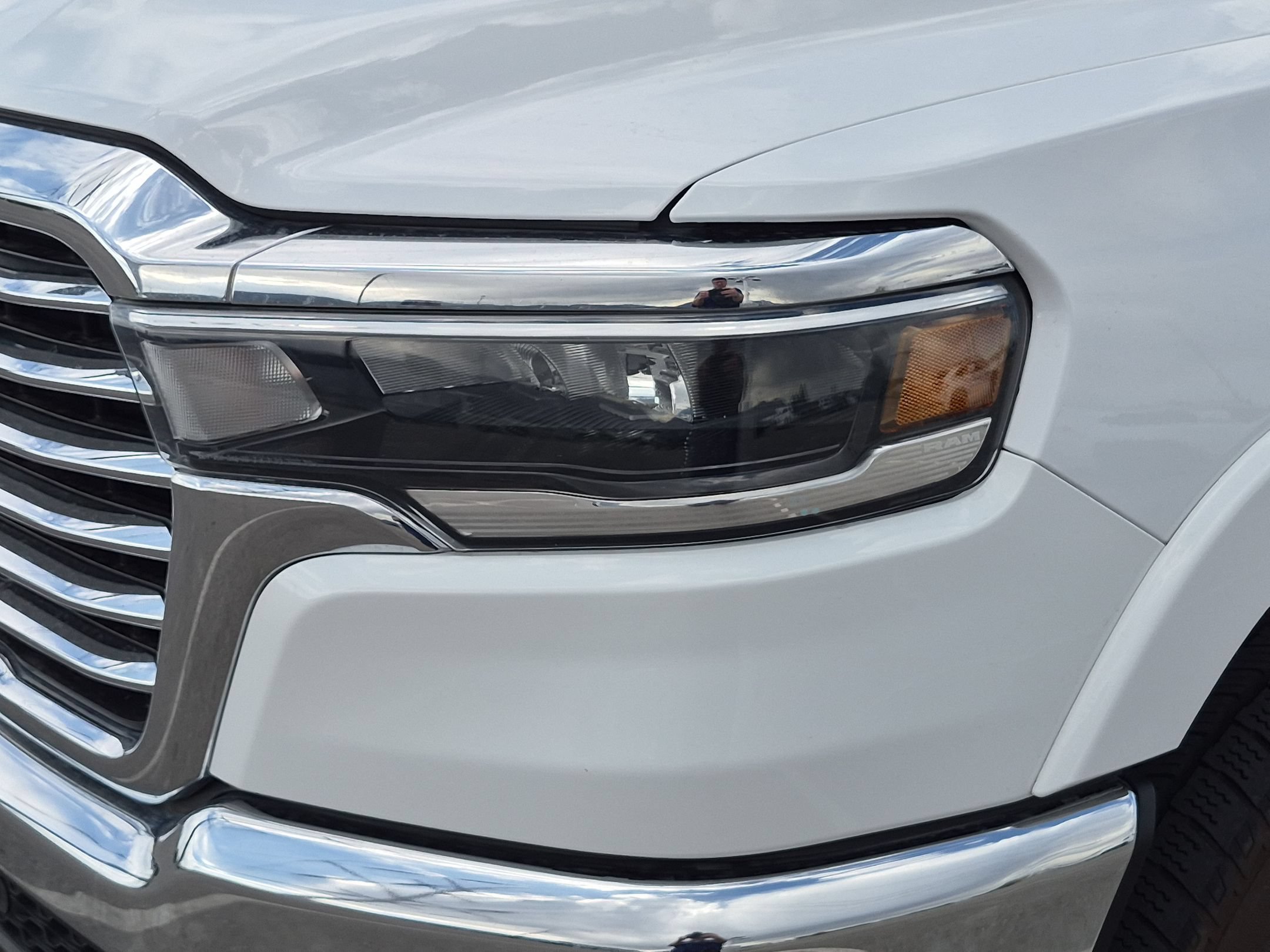 Used 2025 Bright White Clearcoat Ram Laramie image 10