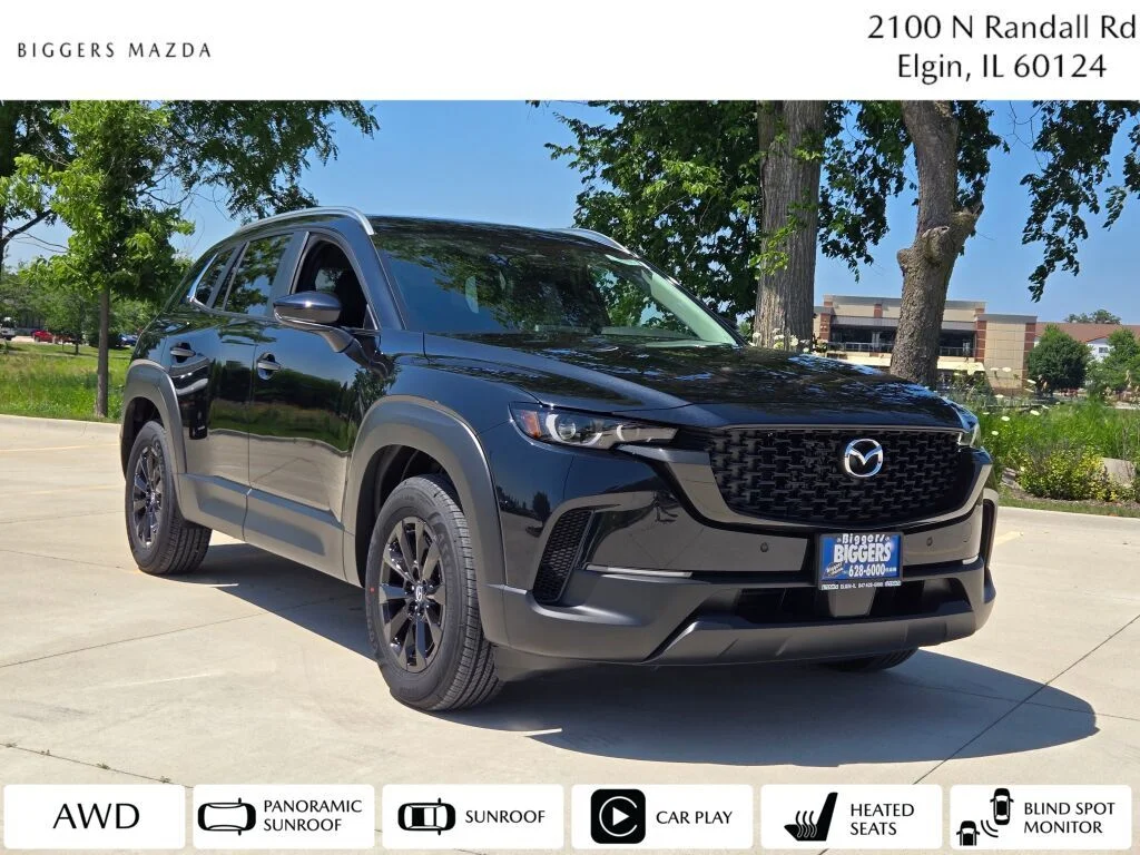 New 2026 Jet Black Mica Mazda Preferred AWD image 1