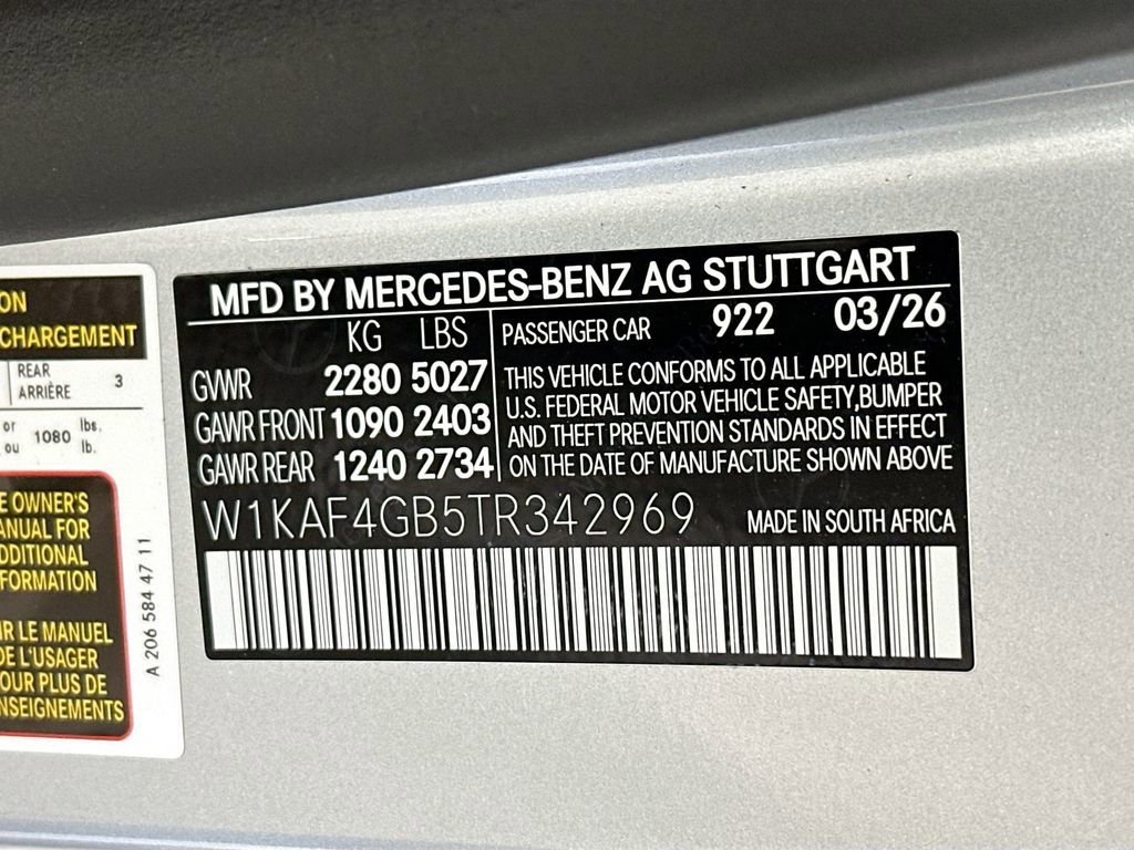 New 2026 Cirrus Silver Metallic Mercedes-Benz C 300 image 66