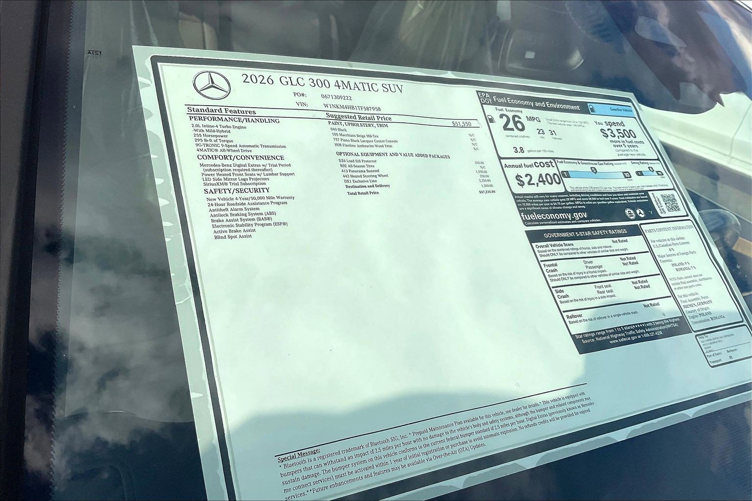 New 2026 Black Mercedes-Benz GLC 300 image 25