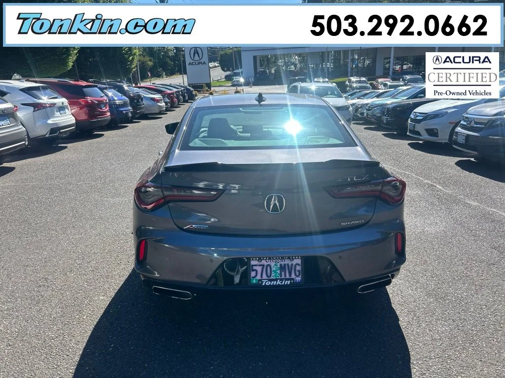 Certified Used 2021 Modern Steel Metallic Acura SH-AWD A-SPEC image 5