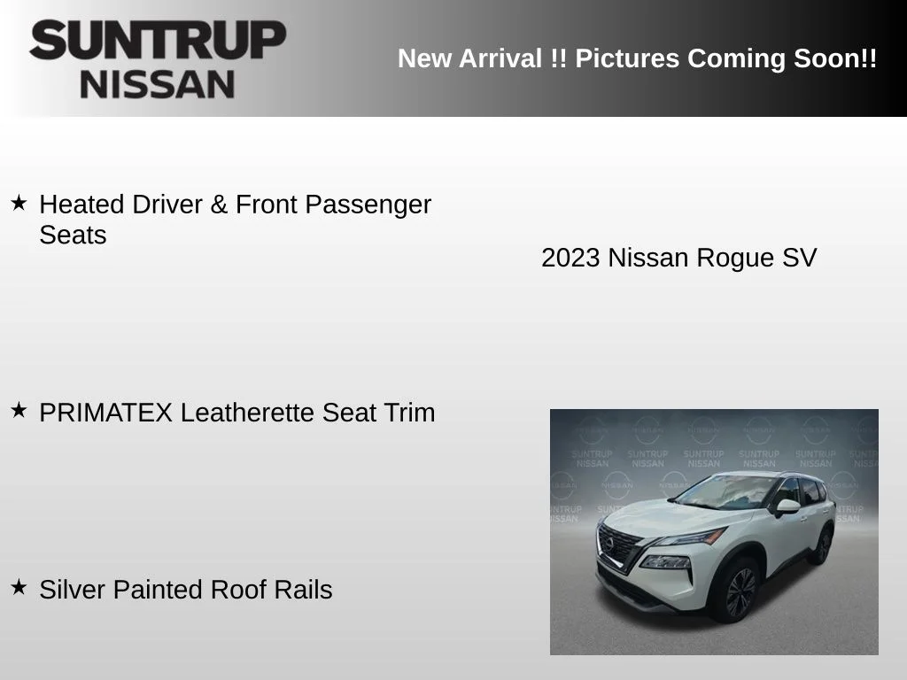 Used 2023 White Nissan SV image 12