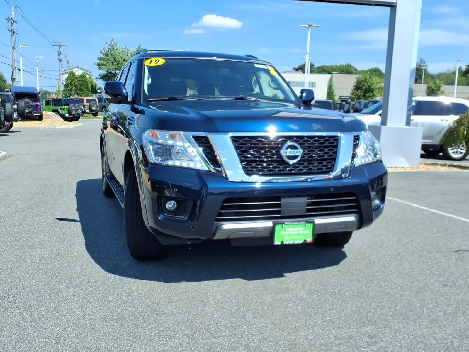 Used 2019 Hermosa Blue Pearl Nissan SV image 4