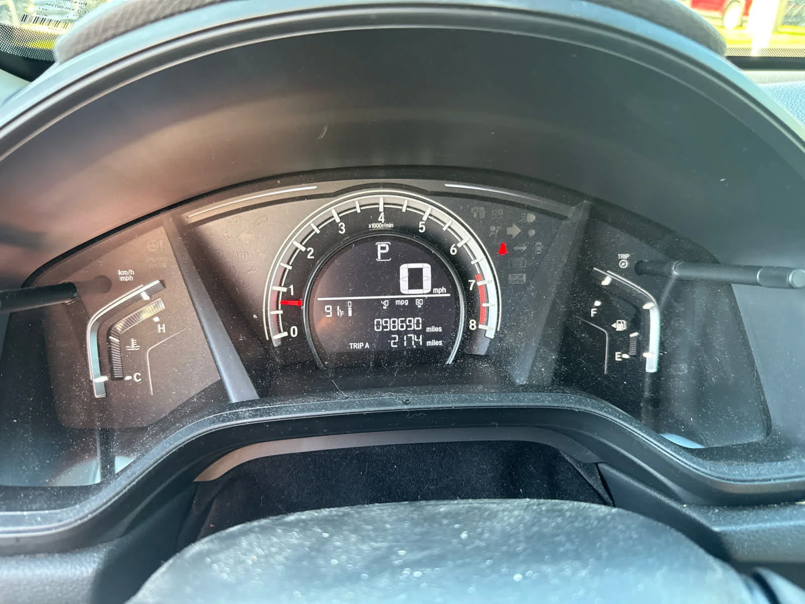Used 2017 Basque Red Pearl II Honda LX image 8