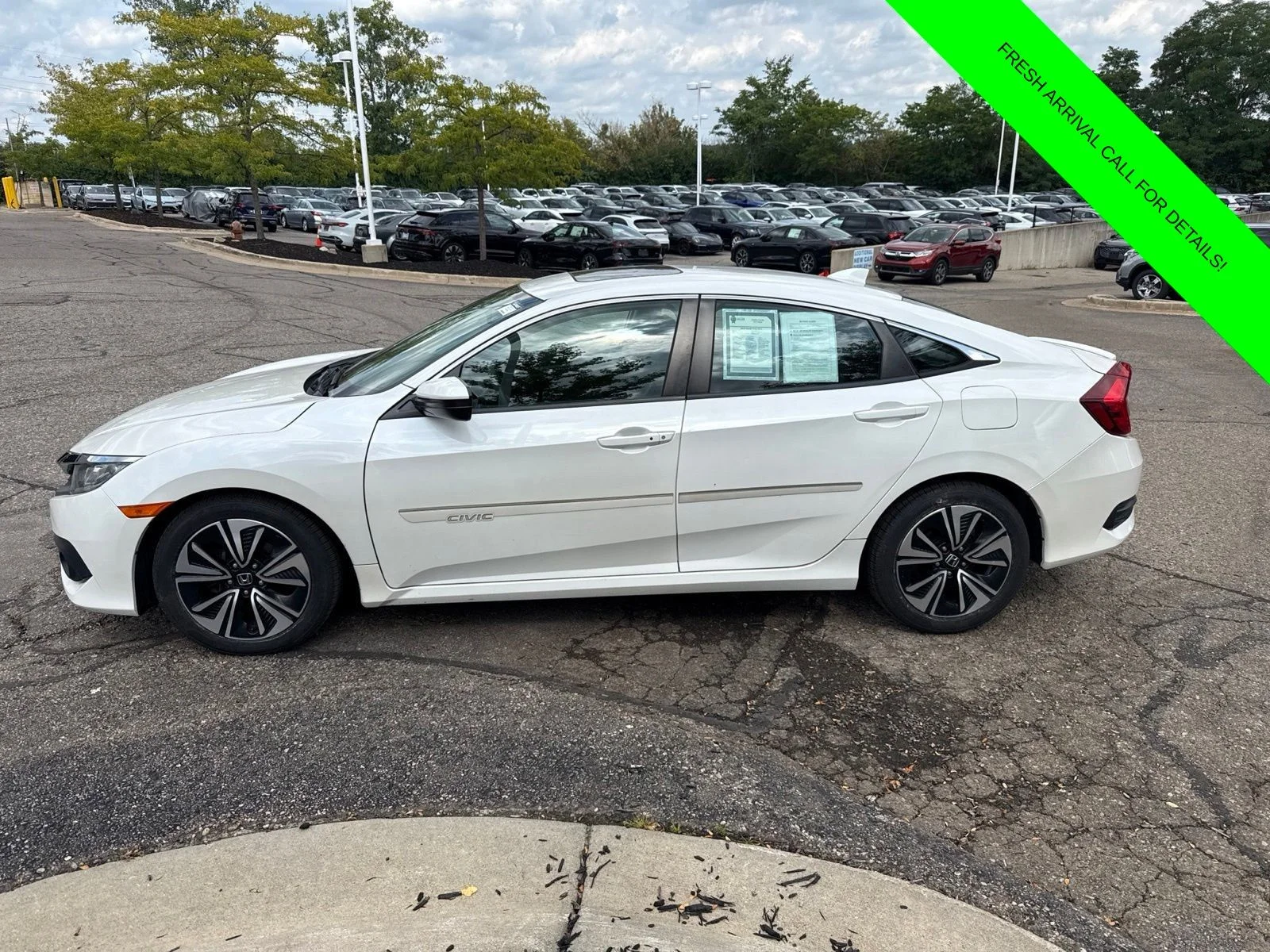 Used 2016 White Orchid Pearl Honda EX-L image 2