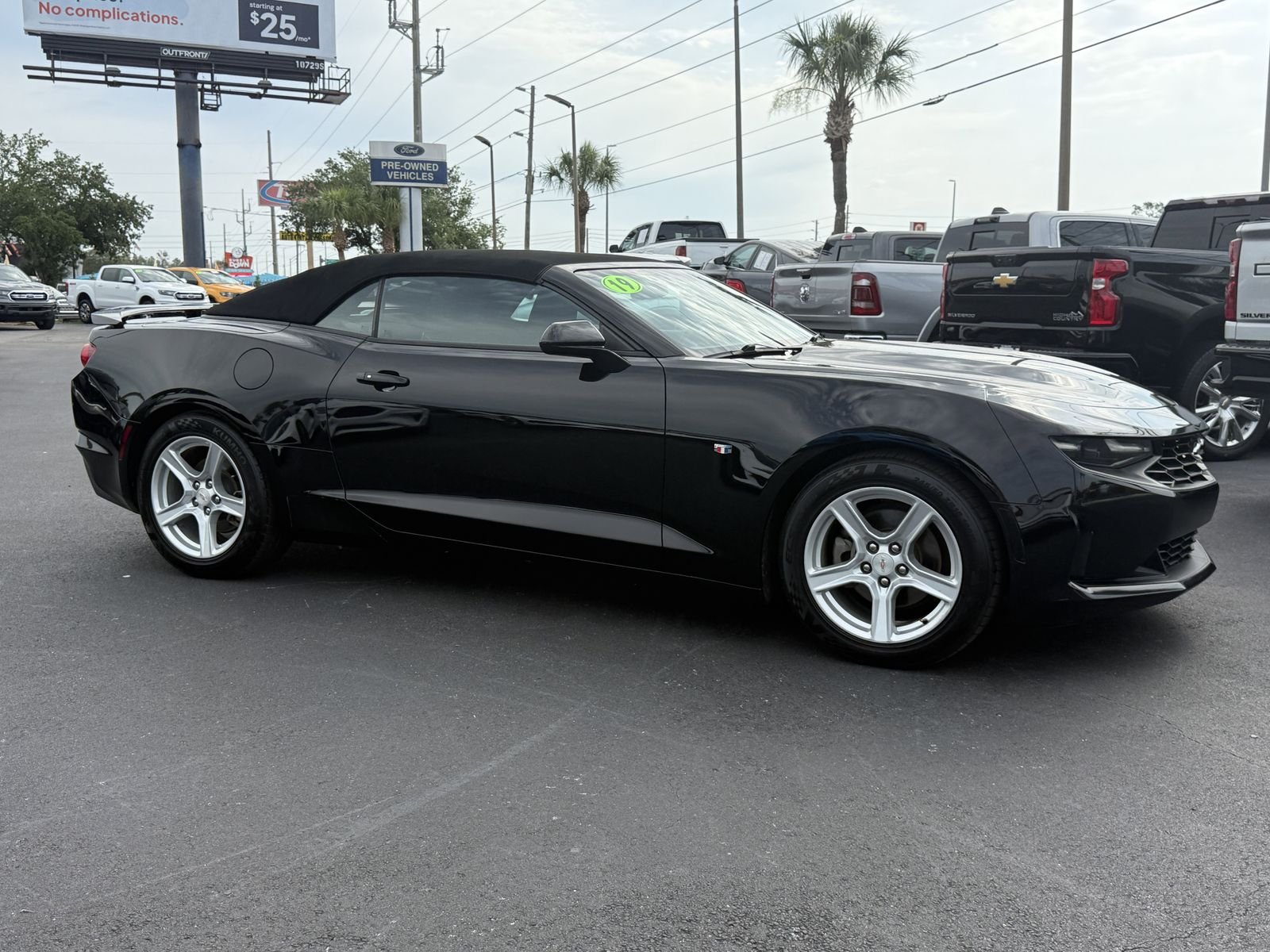 Used 2019 Chevrolet Camaro 1LT with VIN 1G1FB3DS5K0116632 for sale in Spring Hill, FL