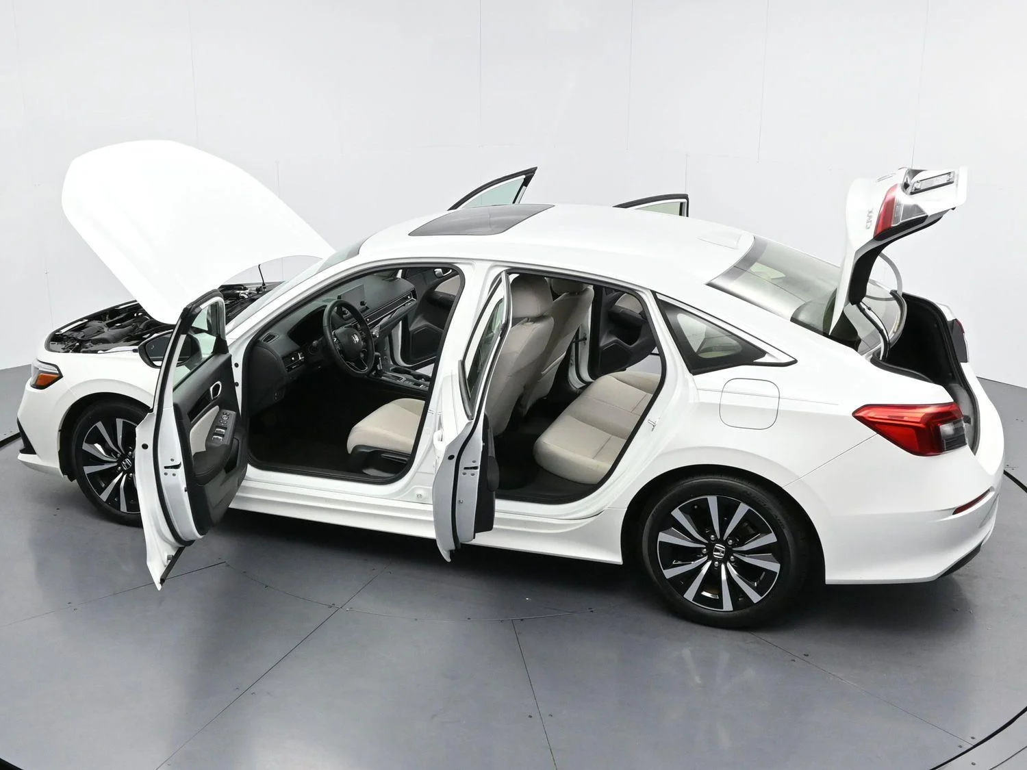 Used 2022 Platinum White Pearl Honda EX image 42