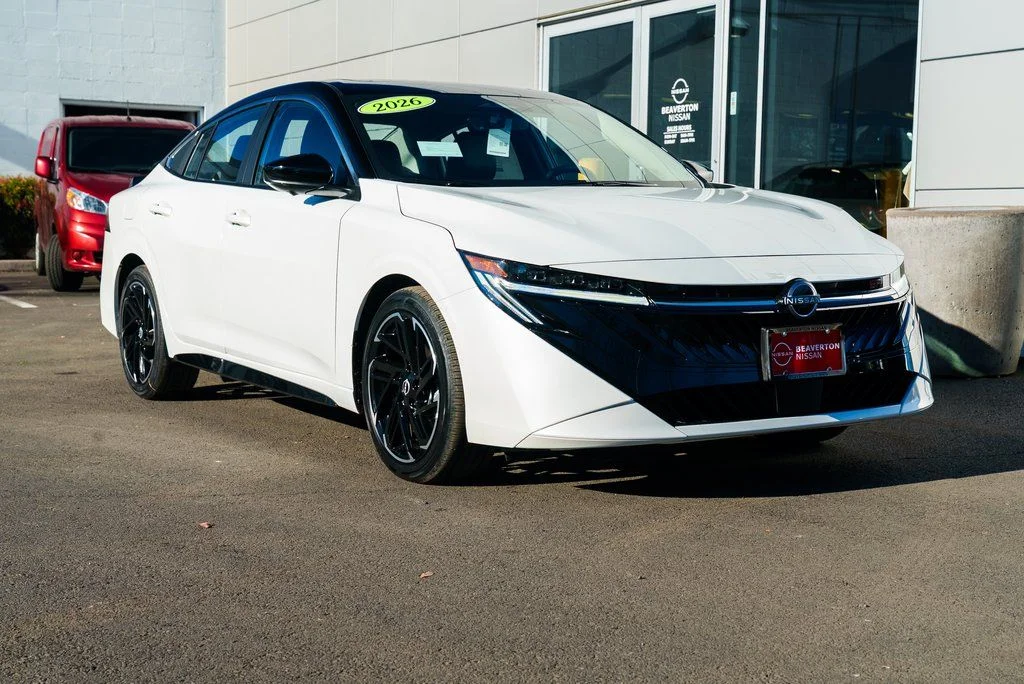 New 2026 Aspen White TriCoat / Super Black Two-tone Nissan SR image 1