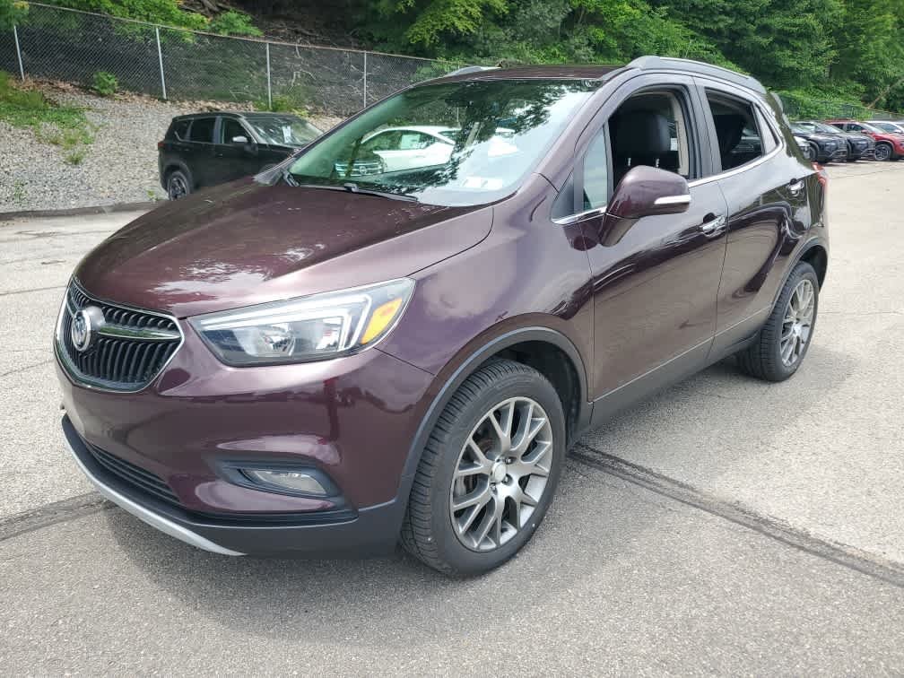 Used 2018 Black Cherry Metallic Buick Sport Touring image 3