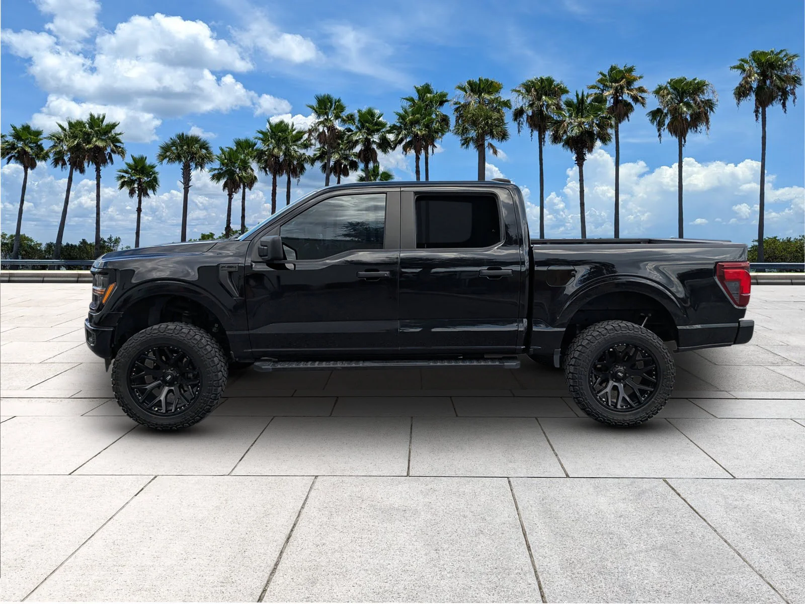 Used 2024 Agate Black Metallic Ford STX image 4