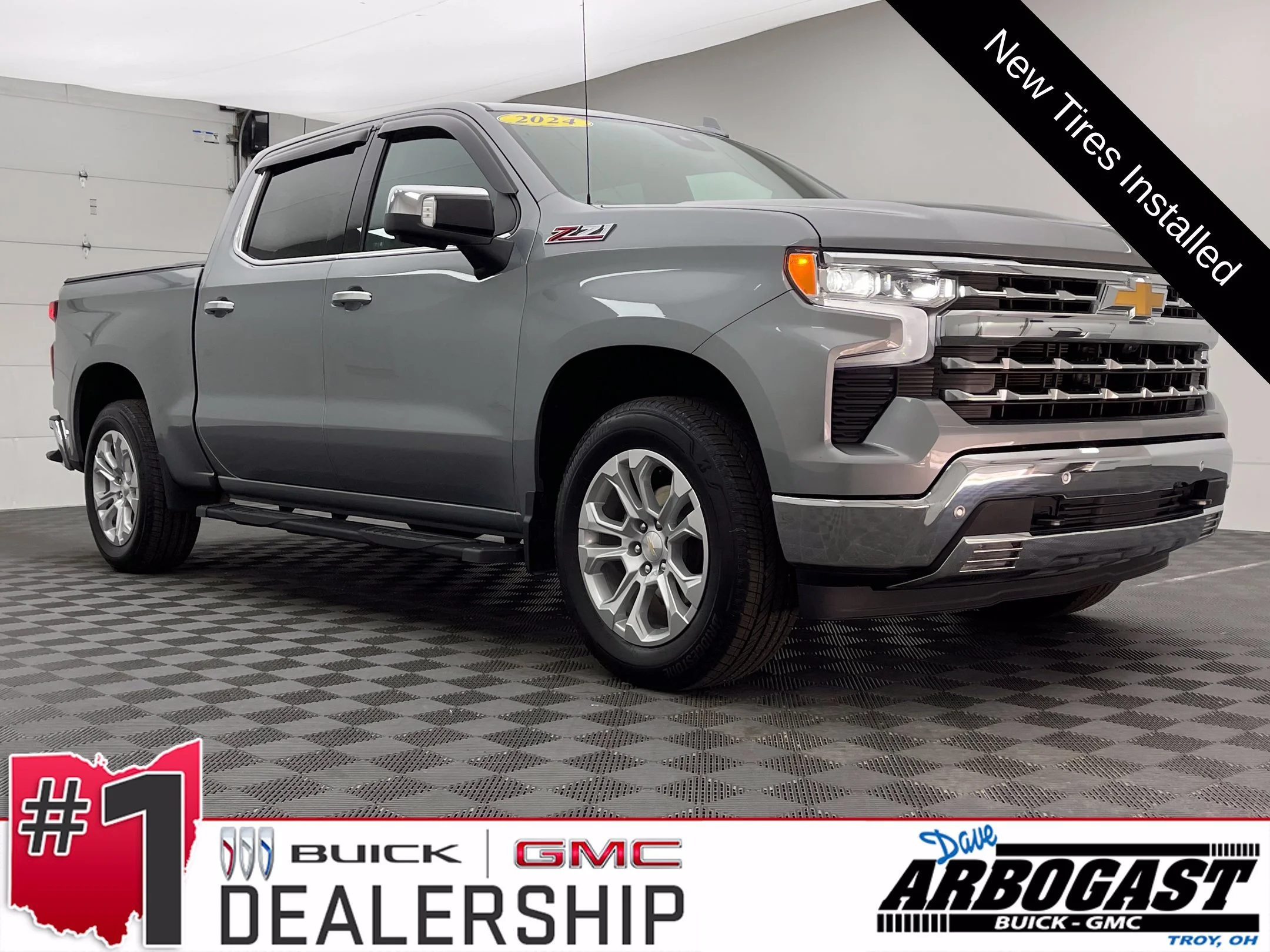 Used 2024 Sterling Gray Metallic Chevrolet LTZ image 1