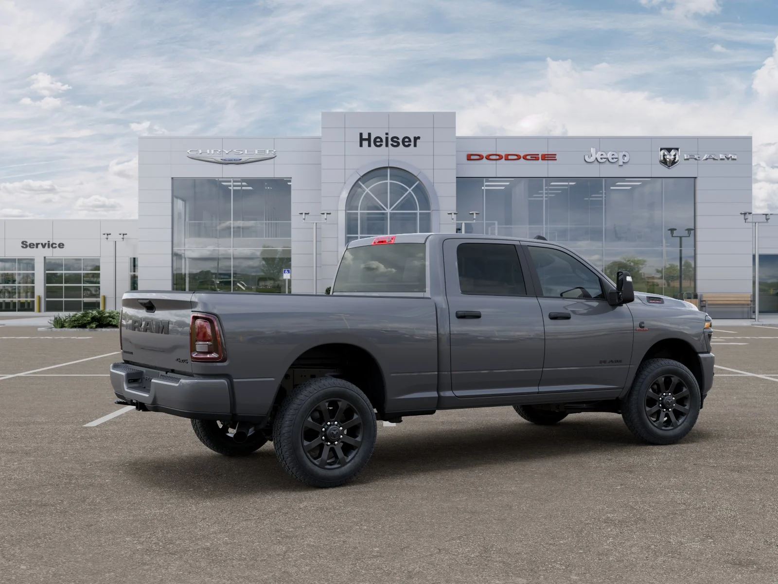 New 2026 Ceramic Gray Clear-Coat Exterior Paint RAM Big Horn image 30