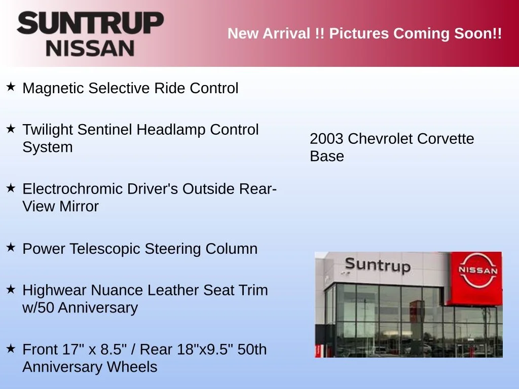 Used 2003 Red Chevrolet Base image 4
