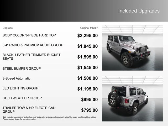 Used 2020 Silver Jeep Unlimited Rubicon image 4
