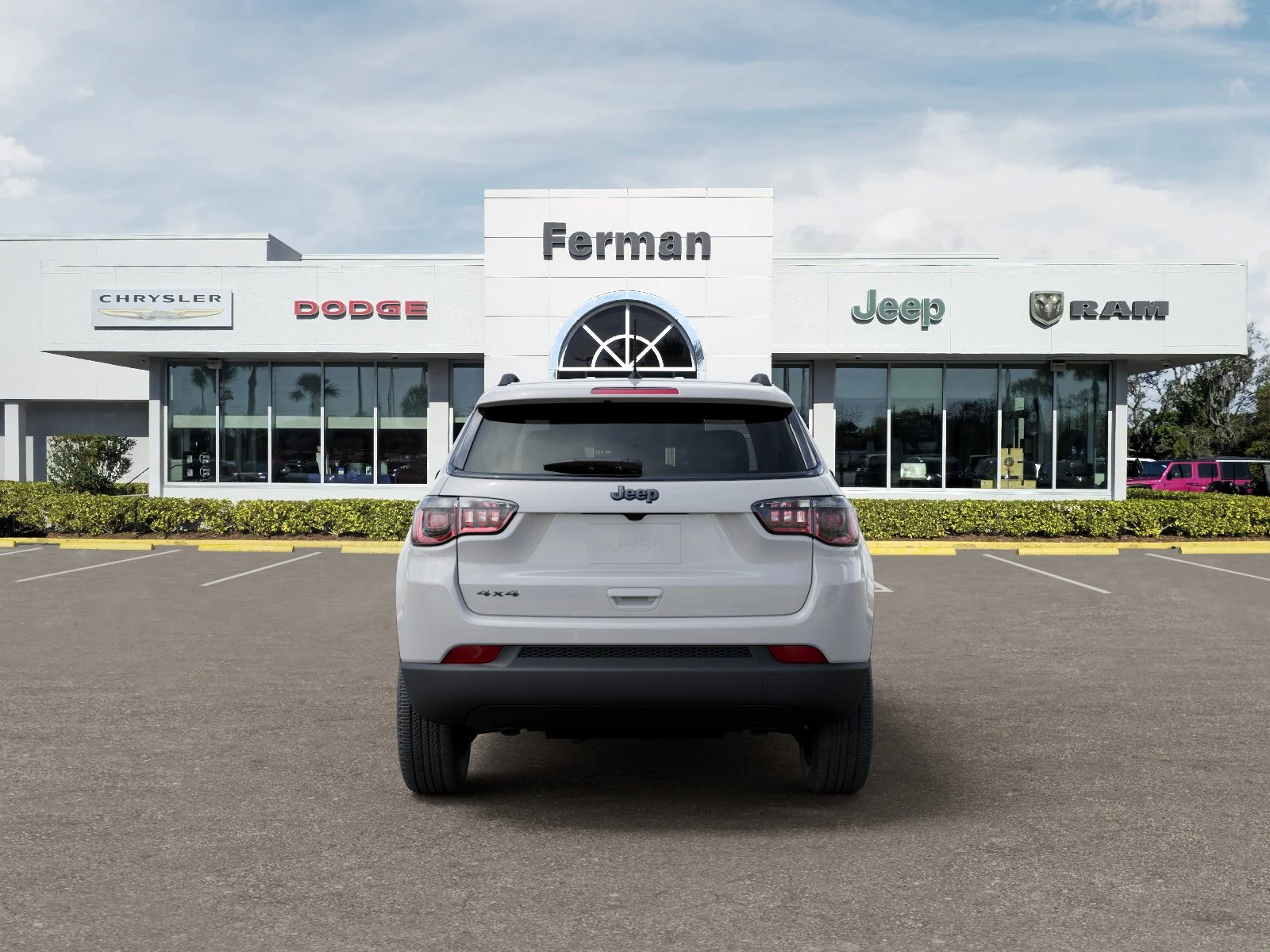 New 2026 Bright White Clear-Coat Exterior Paint Jeep Latitude image 36