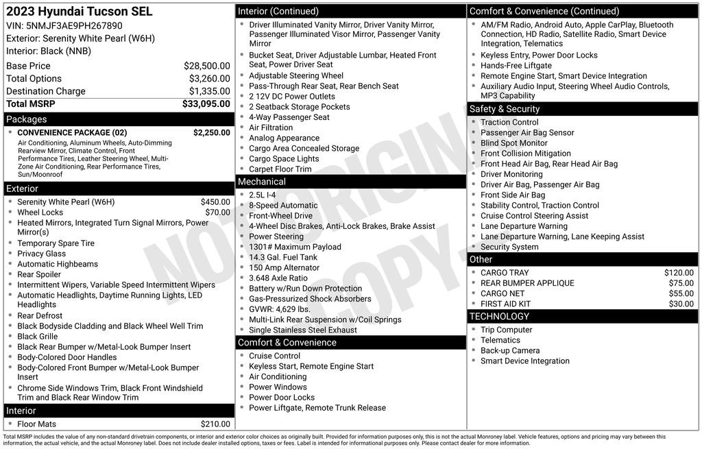 Certified Used 2023 White Hyundai SEL image 31
