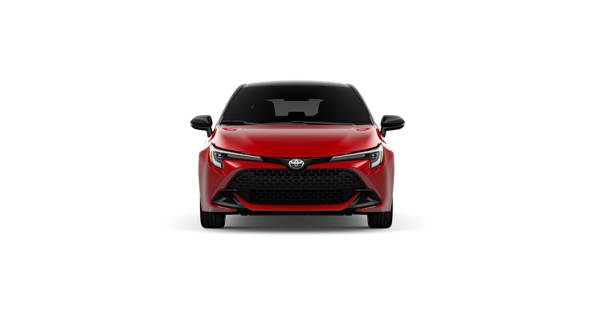 New 2027 Finish Line Red with Black roof Toyota SE image 17