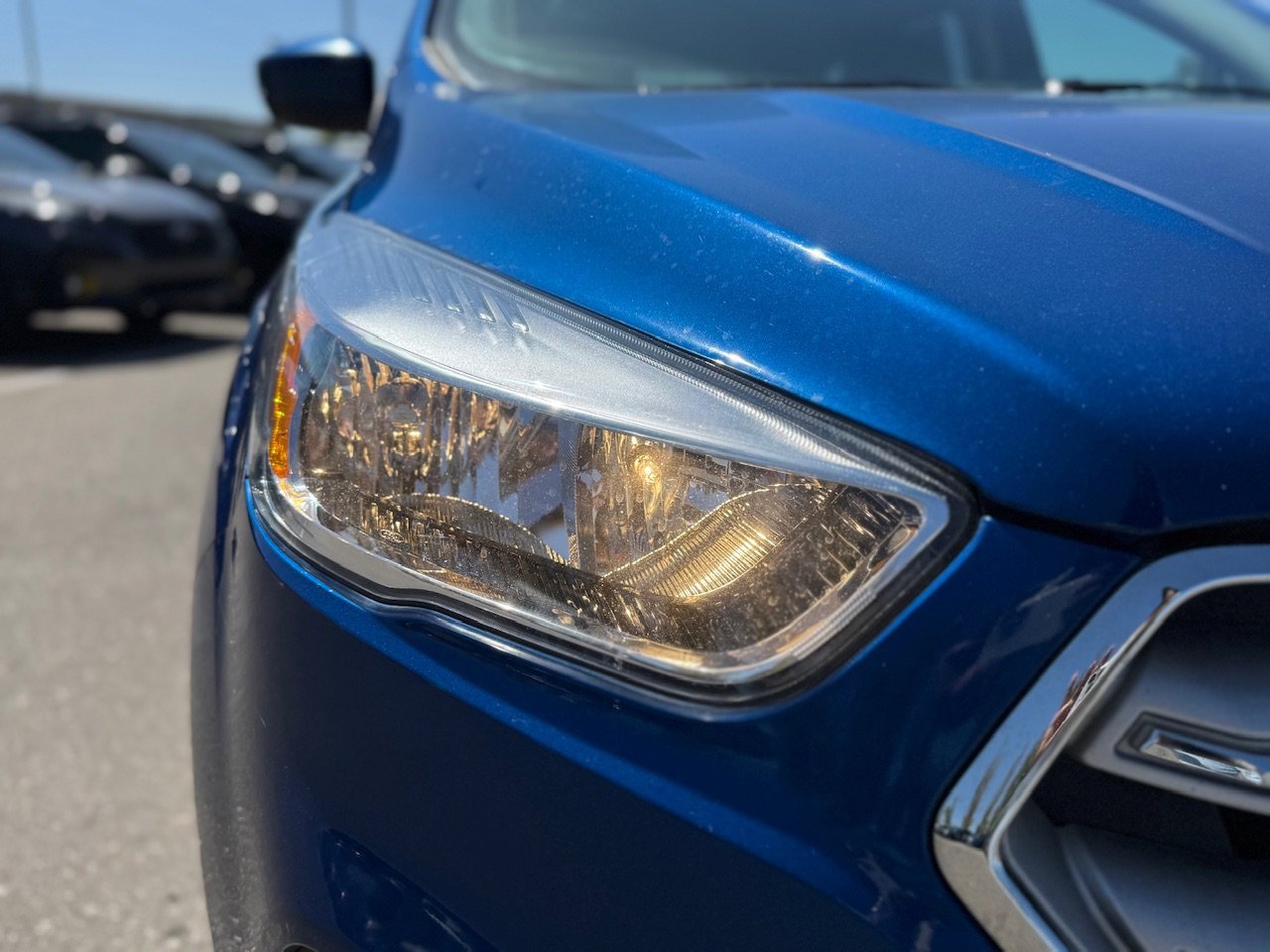 Used 2018 Lightning Blue Metallic Ford SE image 47