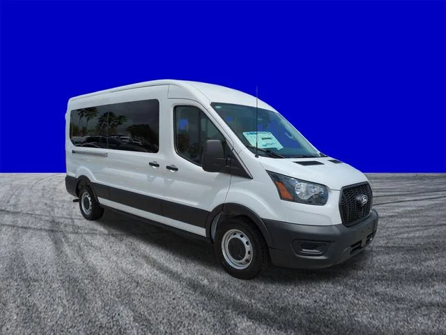 New 2026 Oxford White Ford Passenger Van XL image 2