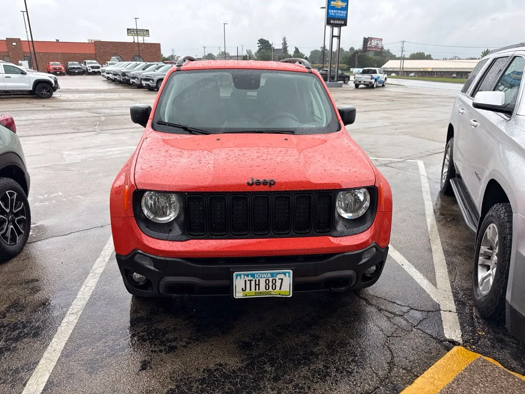 Used 2020 Orange Jeep Sport image 2