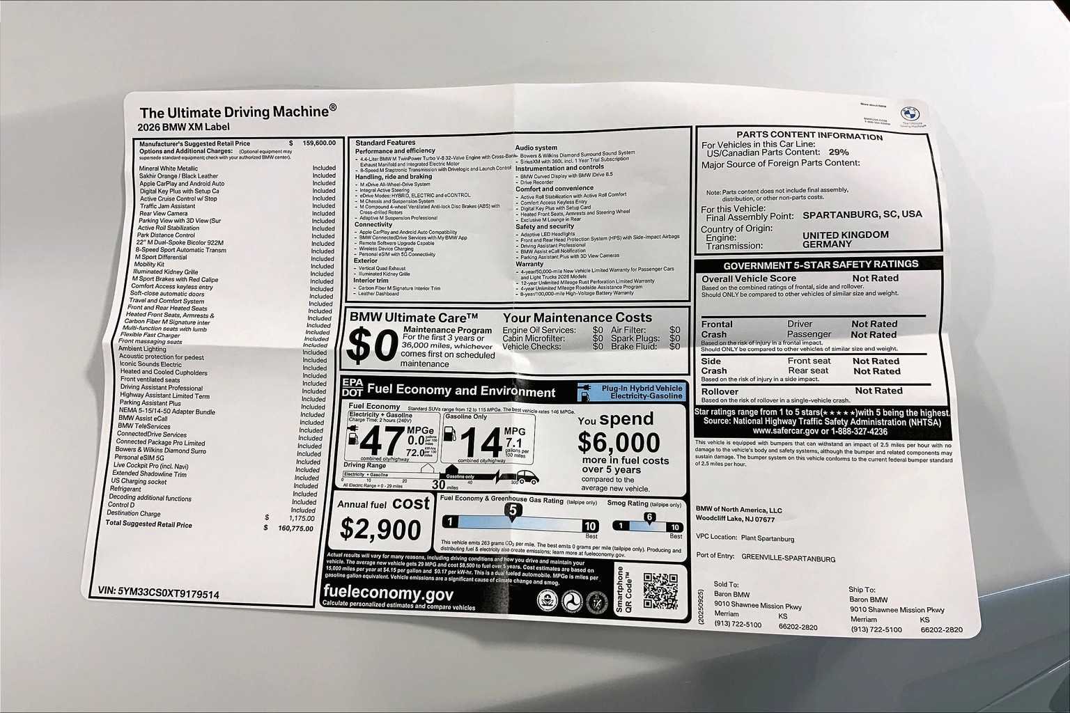 New 2026 Mineral White Metallic BMW Label image 22