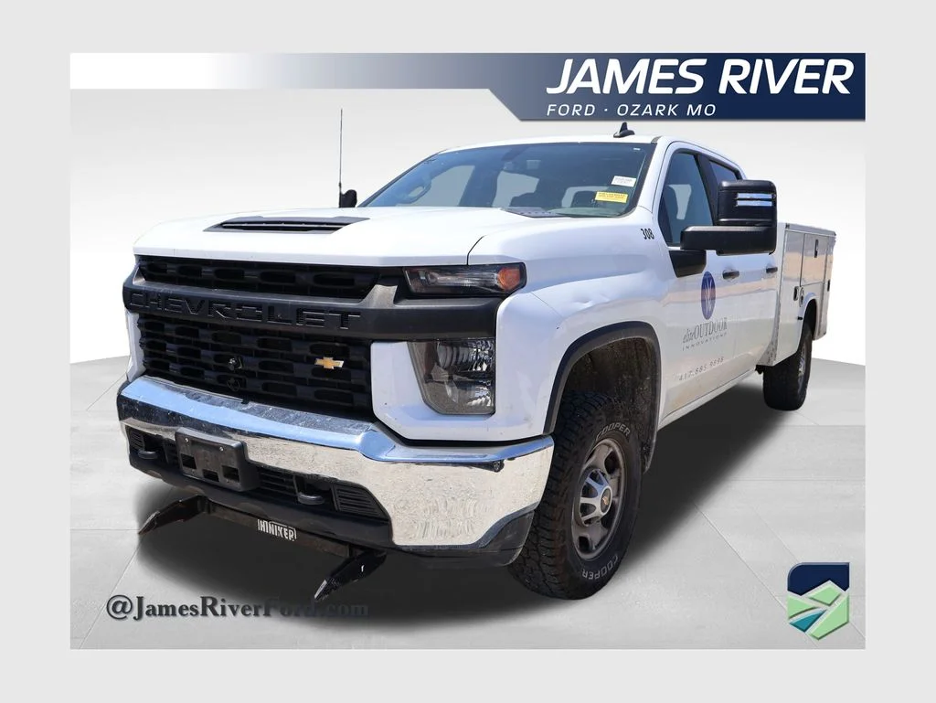 Used 2021 Summit White Chevrolet Work Truck image 1