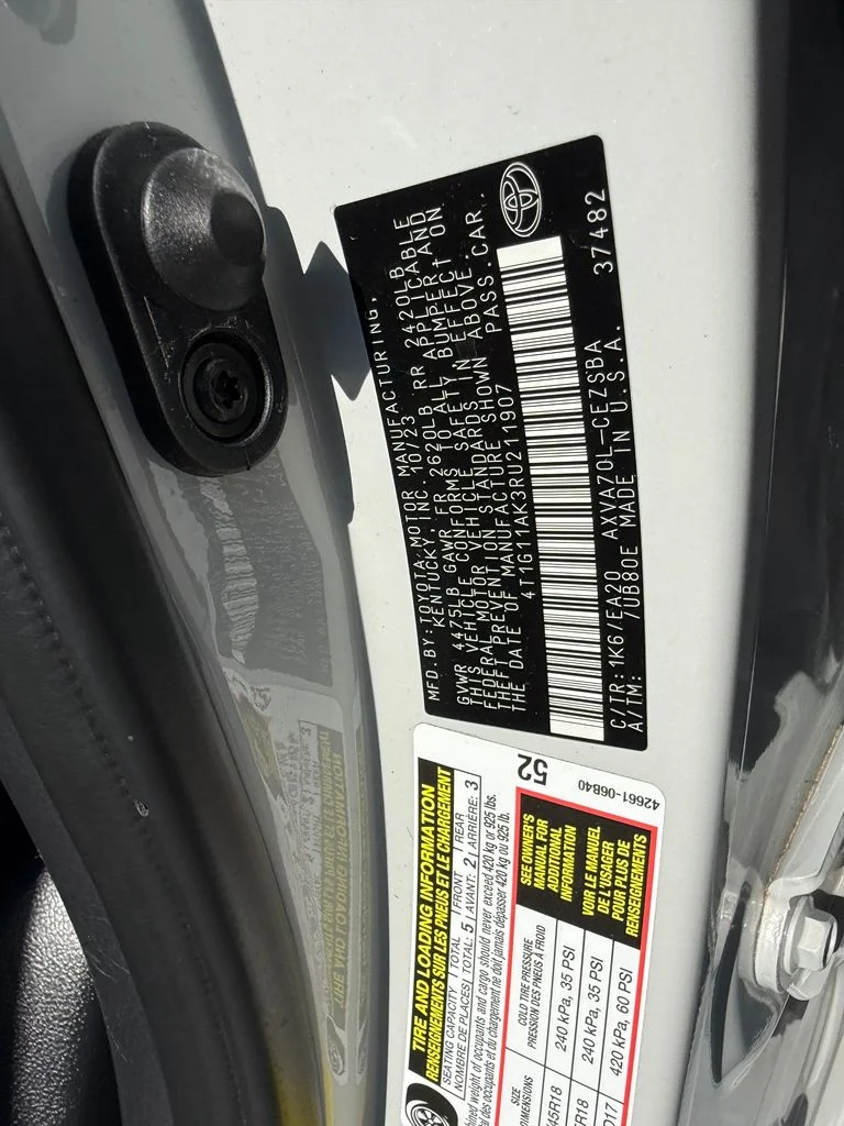 Used 2024 White Toyota SE image 22