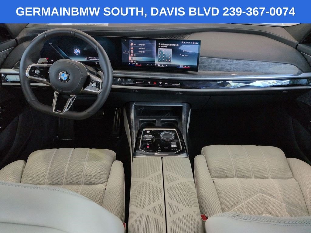 Certified Used 2025 White Metallic BMW 760i xDrive image 16