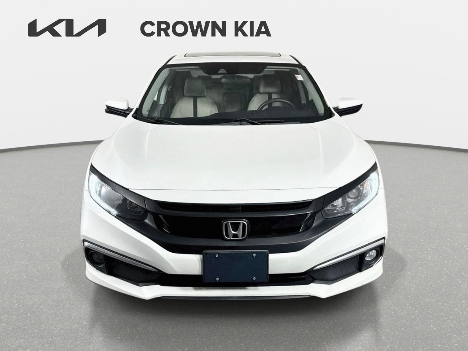 Used 2019 White Orchid Pearl Honda EX image 2