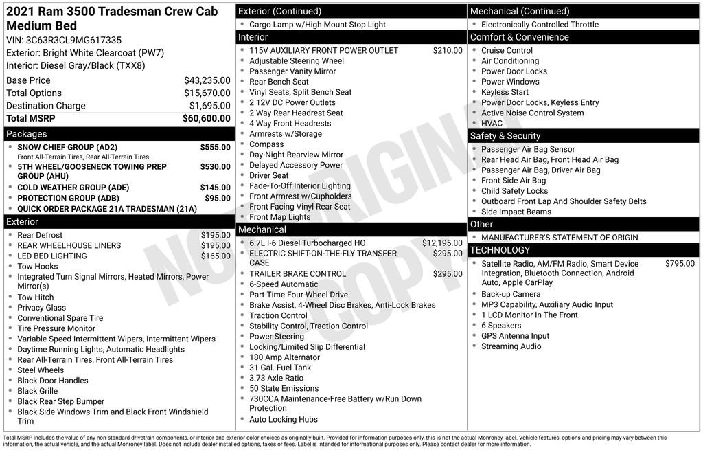 Used 2021 White Ram Tradesman image 41