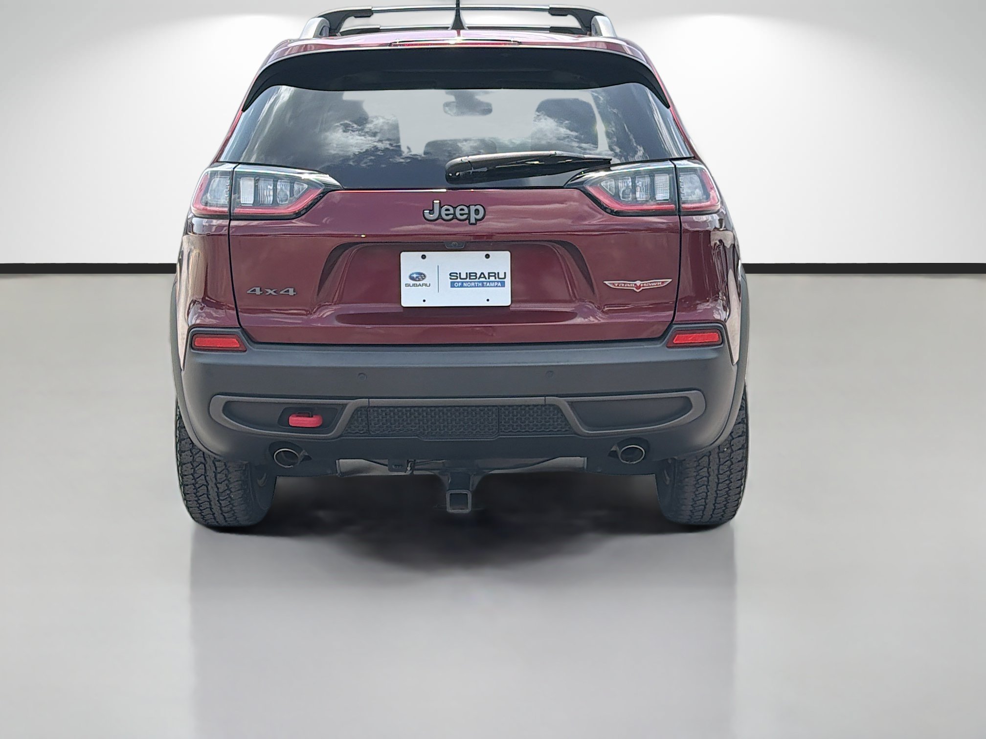 Used 2021 Velvet Red Pearlcoat Jeep Trailhawk image 4
