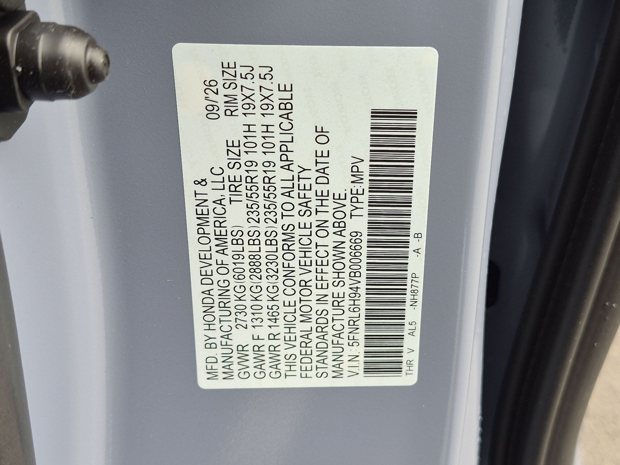 New 2027 Sonic Gray Pearl Honda Elite image 17