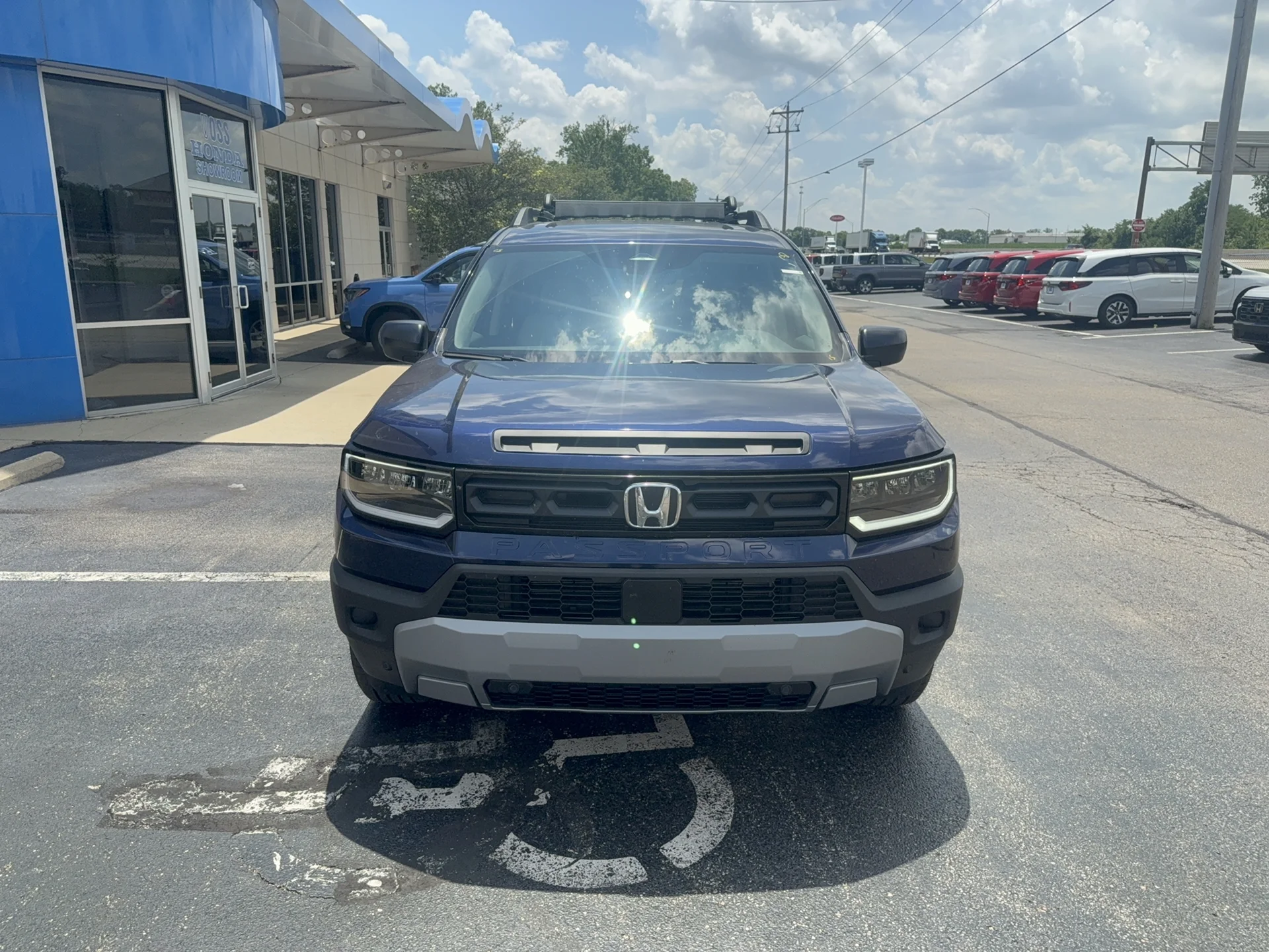 New 2026 Obsidian Blue Pearl Honda RTL Towing image 2