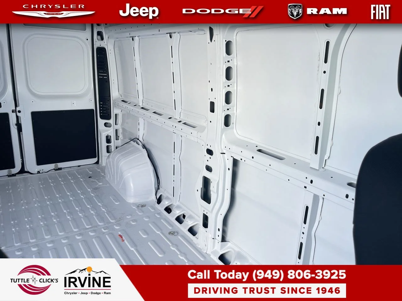 New 2026 Bright White Clear-Coat Exterior Paint RAM Tradesman image 6