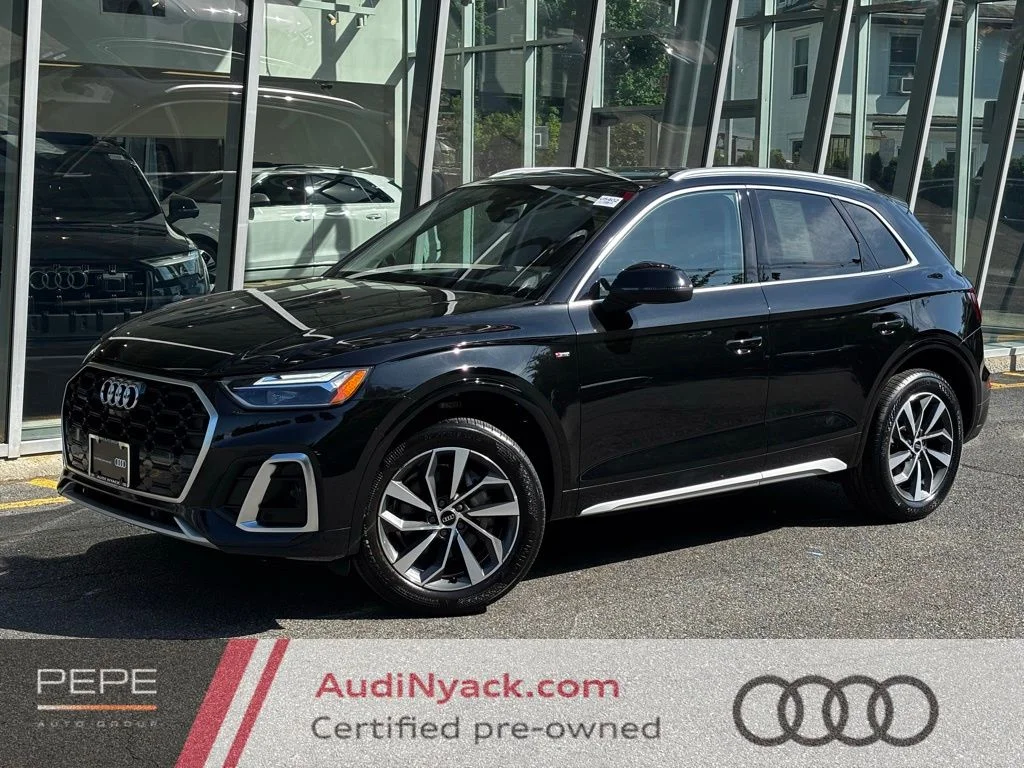 Certified Used 2023 Black Audi 45 S line Premium Plus image 1
