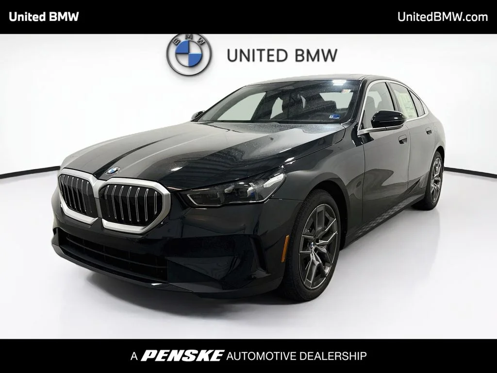 Used 2026 Black Sapphire Metallic BMW 530i xDrive image 1