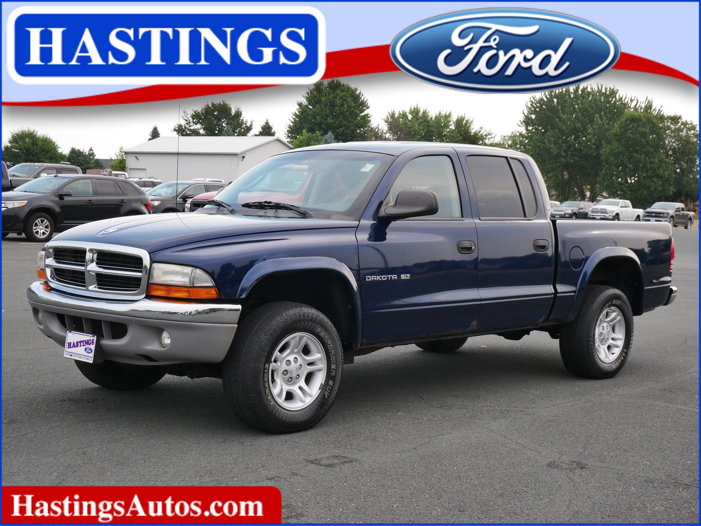 Used 2001 Blue Dodge SLT image 1
