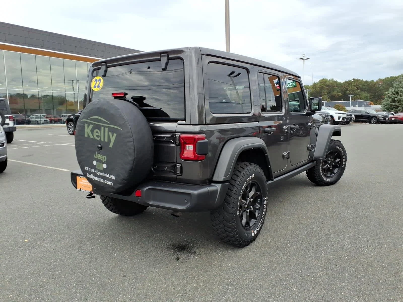 Certified Used 2022 Granite Crystal Metallic Clearcoat Jeep Unlimited Willys image 7