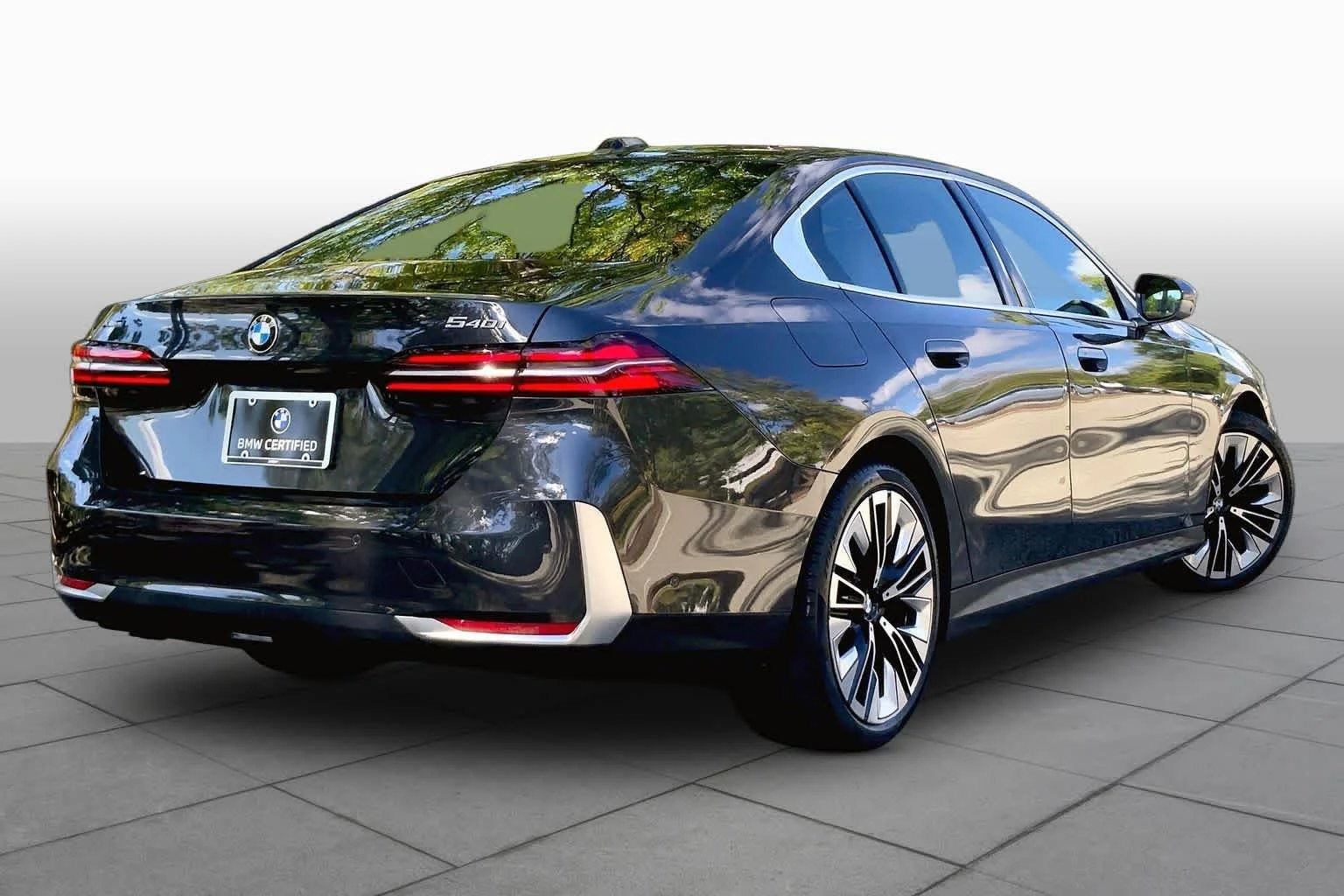Certified Used 2024 Dark Graphite Metallic BMW 540i xDrive image 12