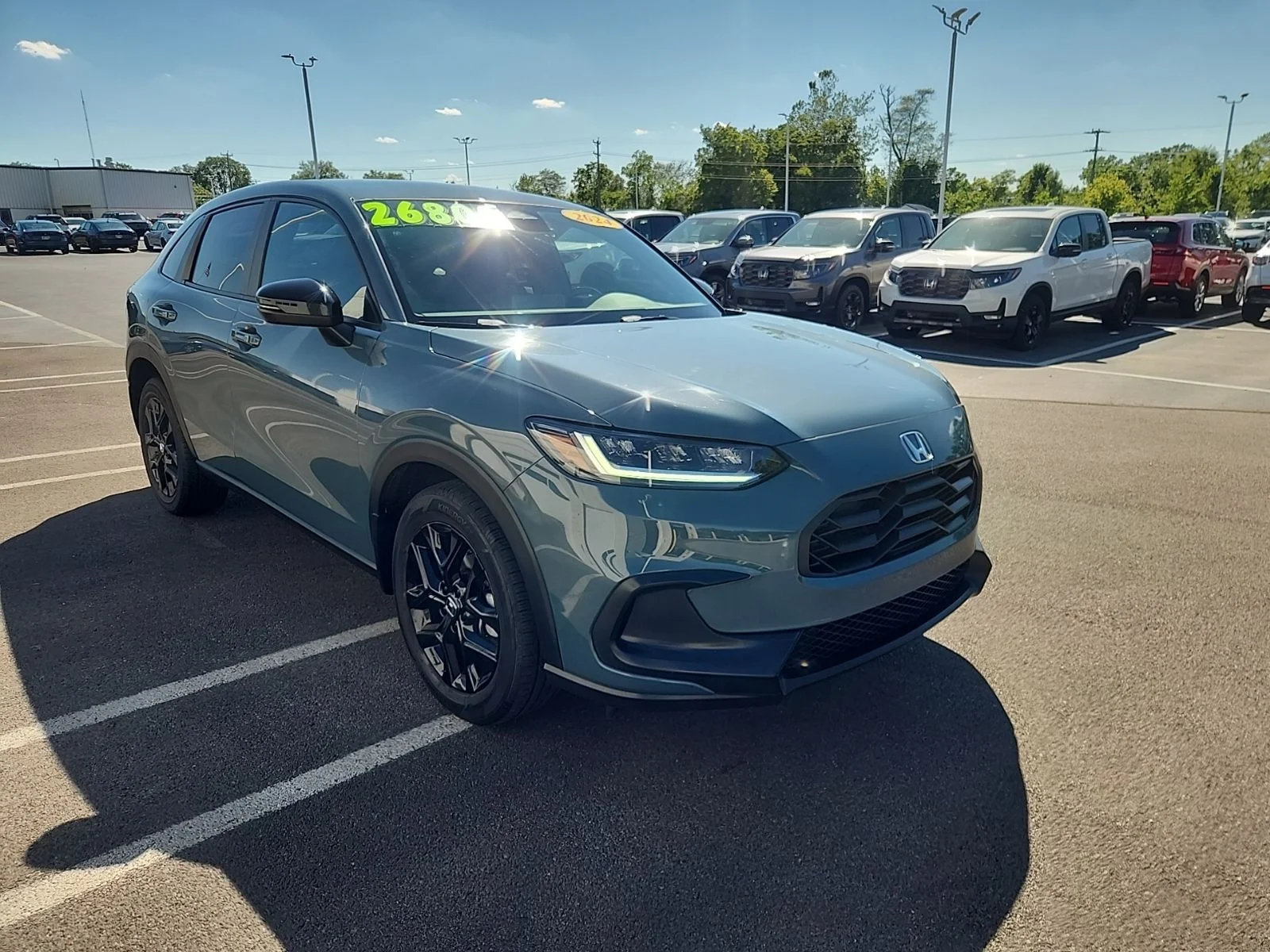 Used 2024 Green Honda Sport image 8