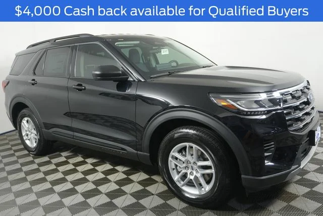 New 2026 Agate Black Metallic Ford Active image 2