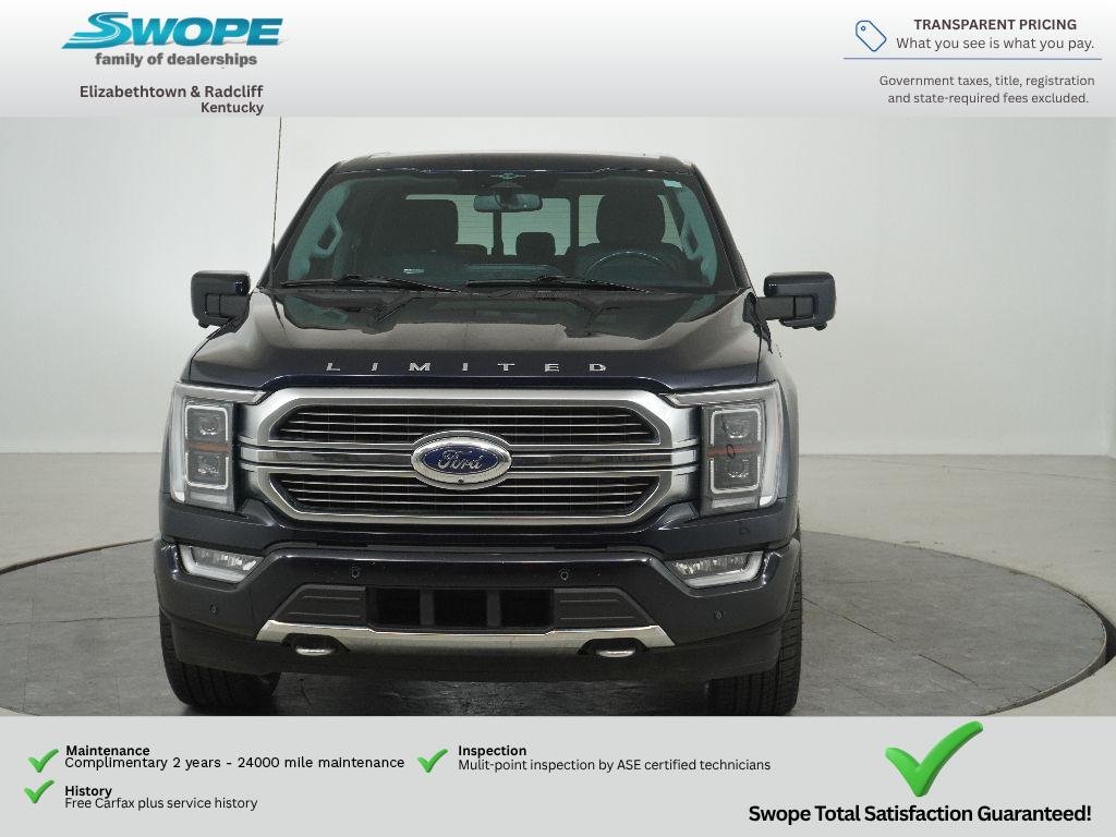 Used 2023 Antimatter Blue Metallic Ford Limited image 12