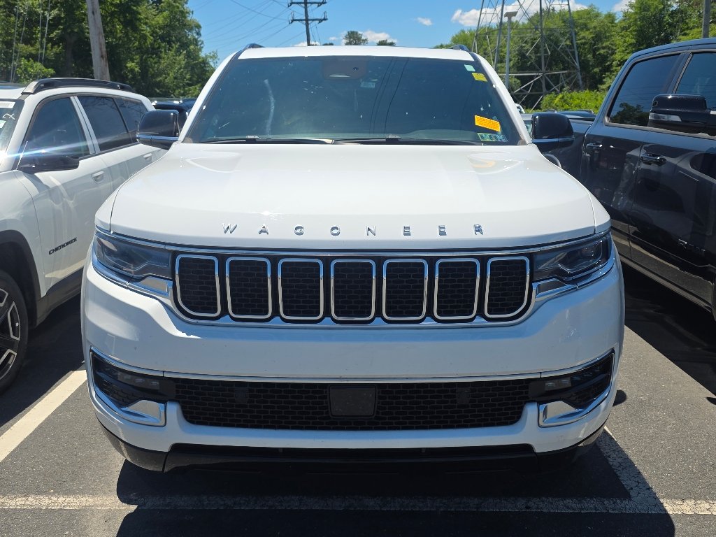 Used 2023 Bright White Clear Coat Jeep  image 2